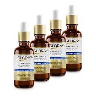 Pack oficial GloraMD de cuatro frascos